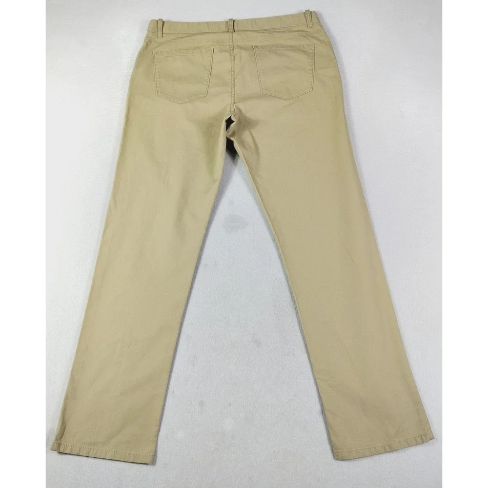 Penguin‎ By Munsingwear Pants Mens 36 Beige Stretch Canvas Chino Casual Office